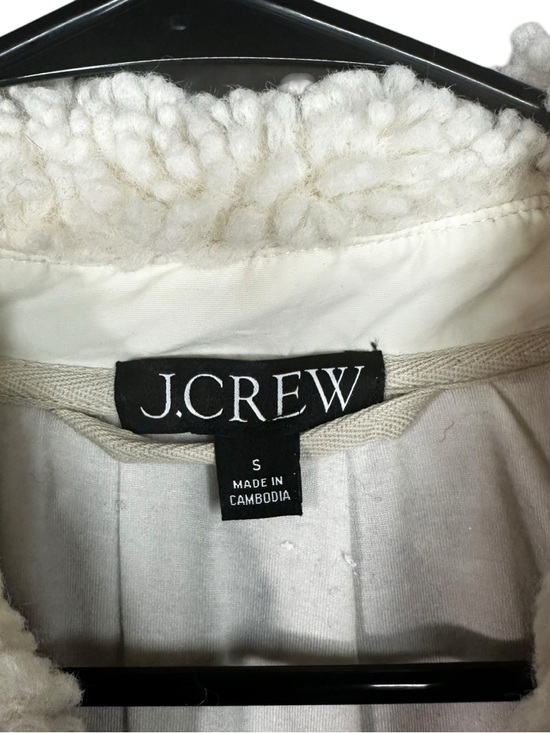 J. Crew Jacquard-print Sherpa half-zip fleece pullover Size Small Style CF278 - Picture 7 of 12